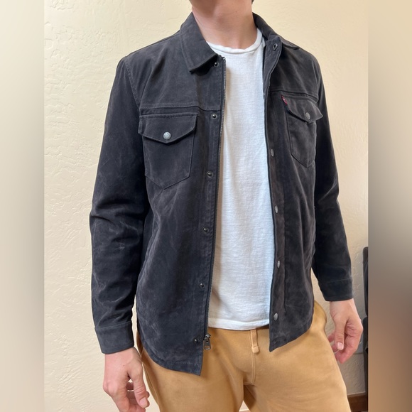 Levi's Black Shirt Jacket for Men - Picture 7 of 8